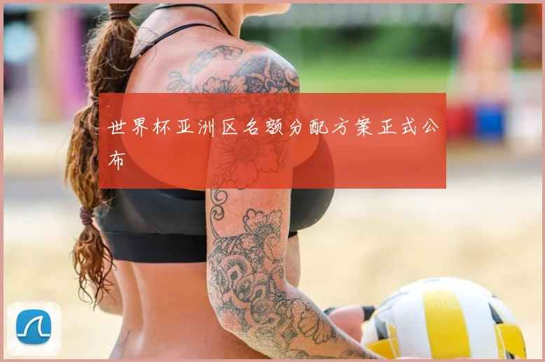 世界杯亚洲区名额分配方案正式公布